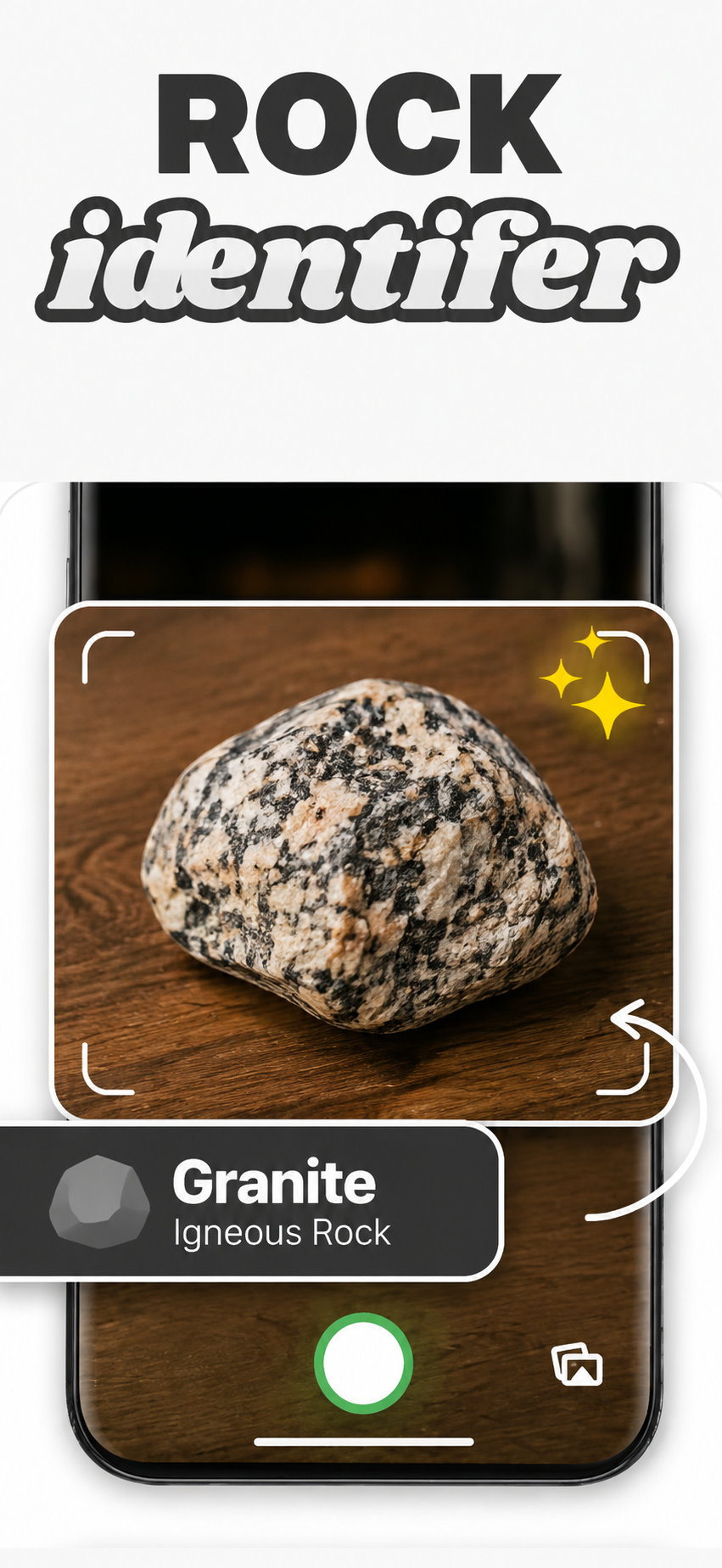 Scanning rock sample with smartphone